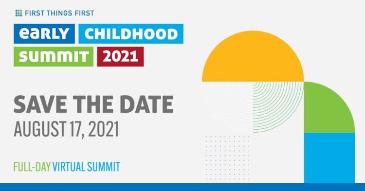 Save the date card for the FTF Early Childhood Summit 2021