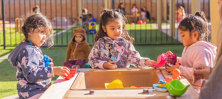 Outdoor early childhood class