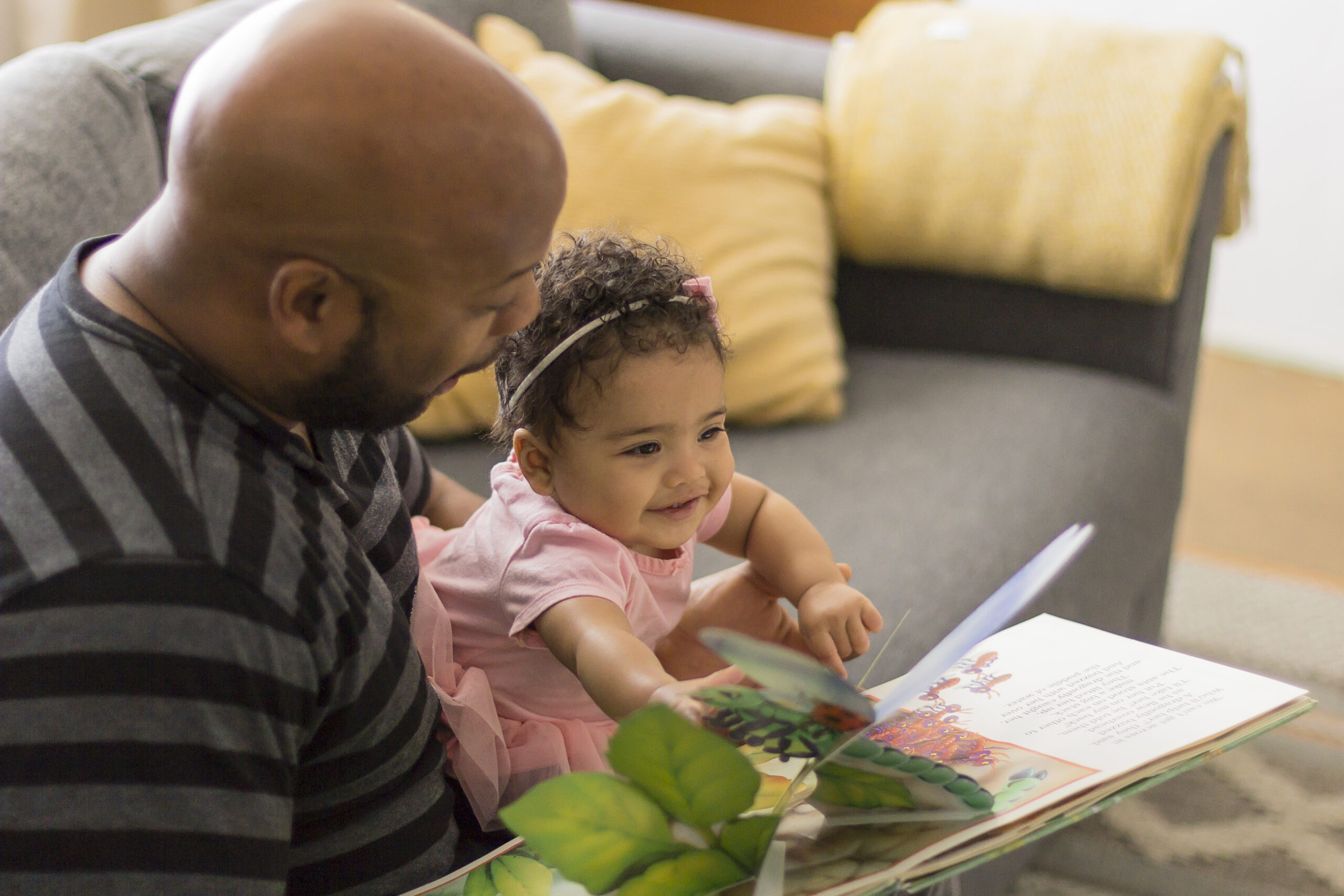 Father Daughter Reading
